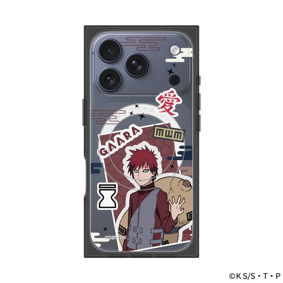 プレミアムスクエアケース with MagSafe［ NARUTO -ナルト- 疾風伝 - ステッカー - 我愛羅 ］