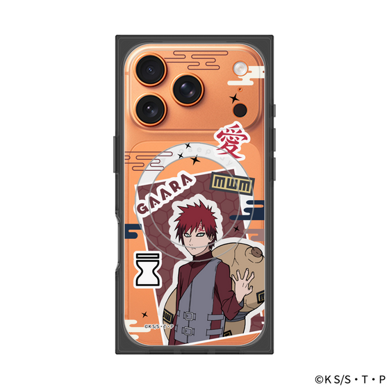 プレミアムスクエアケース with MagSafe［ NARUTO -ナルト- 疾風伝 - ステッカー - 我愛羅 ］