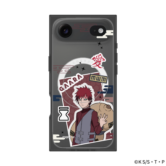 プレミアムスクエアケース with MagSafe［ NARUTO -ナルト- 疾風伝 - ステッカー - 我愛羅 ］