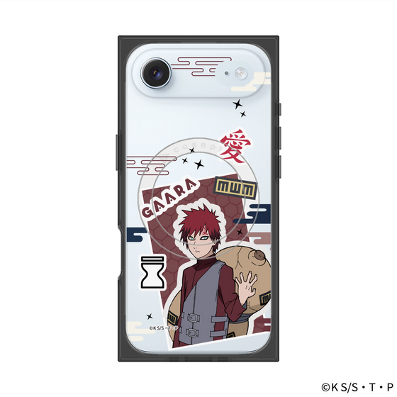 プレミアムスクエアケース with MagSafe［ NARUTO -ナルト- 疾風伝 - ステッカー - 我愛羅 ］