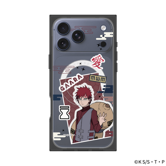 プレミアムスクエアケース with MagSafe［ NARUTO -ナルト- 疾風伝 - ステッカー - 我愛羅 ］