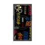 プレミアムスクエアケース with MagSafe［ ルーキーレーシング - カラフルロゴ - ブラック ］