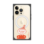 プレミアムスクエアケース with MagSafe［ MOOMIN - Little My - Grinning face ］