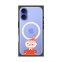 プレミアムスクエアケース with MagSafe［ MOOMIN - Little My - Grinning face ］