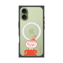 プレミアムスクエアケース with MagSafe［ MOOMIN - Little My - Grinning face ］