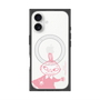 プレミアムスクエアケース with MagSafe［ MOOMIN - Little My - Smile face ］
