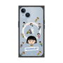 プレミアムスクエアケース with MagSafe［ ちびまる子ちゃん - まる子とお友達 - クリア ］