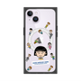 プレミアムスクエアケース with MagSafe［ ちびまる子ちゃん - まる子とお友達 - クリア ］