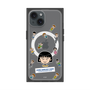 プレミアムスクエアケース with MagSafe［ ちびまる子ちゃん - まる子とお友達 - クリア ］