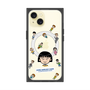 プレミアムスクエアケース with MagSafe［ ちびまる子ちゃん - まる子とお友達 - クリア ］