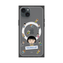 プレミアムスクエアケース with MagSafe［ ちびまる子ちゃん - まる子とお友達 - クリア ］