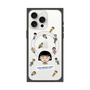 プレミアムスクエアケース with MagSafe［ ちびまる子ちゃん - まる子とお友達 - クリア ］