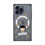 プレミアムスクエアケース with MagSafe［ ちびまる子ちゃん - まる子とお友達 - クリア ］