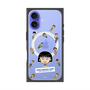 プレミアムスクエアケース with MagSafe［ ちびまる子ちゃん - まる子とお友達 - クリア ］