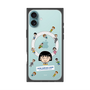 プレミアムスクエアケース with MagSafe［ ちびまる子ちゃん - まる子とお友達 - クリア ］