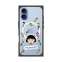 プレミアムスクエアケース with MagSafe［ ちびまる子ちゃん - まる子とお友達 - クリア ］