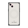 プレミアムスクエアケース with MagSafe［ 1PIU1UGUALE3 - ロゴ - ホワイト ］