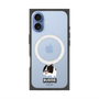 プレミアムスクエアケース with MagSafe［ BUDOG - モノクロ ］
