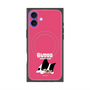 プレミアムスクエアケース with MagSafe［ BUDOG - ピンク ］