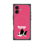 プレミアムスクエアケース with MagSafe［ BUDOG - ピンク ］