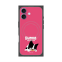 プレミアムスクエアケース with MagSafe［ BUDOG - ピンク ］
