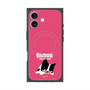 プレミアムスクエアケース with MagSafe［ BUDOG - ピンク ］