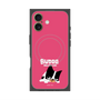 プレミアムスクエアケース with MagSafe［ BUDOG - ピンク ］