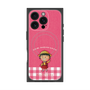 プレミアムスクエアケース with MagSafe［ ちびまる子ちゃん - ピンクチェック ］