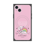 プレミアムスクエアケース with MagSafe［ エスターバニー - Rainbow - Pink ］