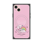 プレミアムスクエアケース with MagSafe［ エスターバニー - Rainbow - Pink ］