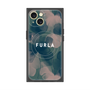 プレミアムスクエアケース with MagSafe［ FURLA - FLOWER VELATO-03 ］