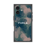 プレミアムスクエアケース with MagSafe［ FURLA - FLOWER VELATO-03 ］