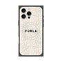 プレミアムスクエアケース with MagSafe［ FURLA - SIGNATURE-01 ］