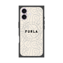 プレミアムスクエアケース with MagSafe［ FURLA - SIGNATURE-01 ］