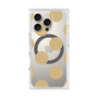 プレミアムスクエアケース with MagSafe［ シンプルドット - Beige ］
