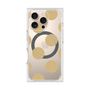 プレミアムスクエアケース with MagSafe［ シンプルドット - Beige ］