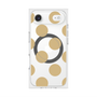 プレミアムスクエアケース with MagSafe［ シンプルドット - Beige ］