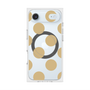 プレミアムスクエアケース with MagSafe［ シンプルドット - Beige ］