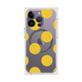 プレミアムスクエアケース with MagSafe［ シンプルドット - Yellow ］