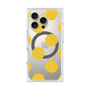 プレミアムスクエアケース with MagSafe［ シンプルドット - Yellow ］