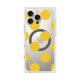 プレミアムスクエアケース with MagSafe［ シンプルドット - Yellow ］