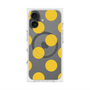 プレミアムスクエアケース with MagSafe［ シンプルドット - Yellow ］