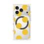 プレミアムスクエアケース with MagSafe［ シンプルドット - Yellow ］