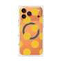プレミアムスクエアケース with MagSafe［ シンプルドット - Yellow ］