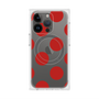 プレミアムスクエアケース with MagSafe［ シンプルドット - Red ］