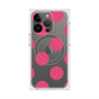 プレミアムスクエアケース with MagSafe［ シンプルドット - Pink ］