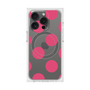 プレミアムスクエアケース with MagSafe［ シンプルドット - Pink ］