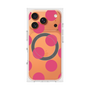 プレミアムスクエアケース with MagSafe［ シンプルドット - Pink ］
