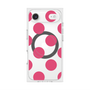 プレミアムスクエアケース with MagSafe［ シンプルドット - Pink ］