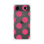 プレミアムスクエアケース with MagSafe［ シンプルドット - Pink ］